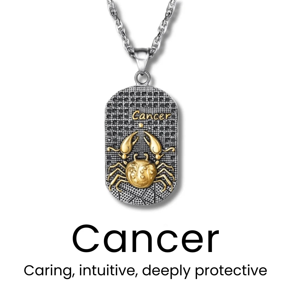 Gold Zodiac Sign Necklace - Sphere Standouts