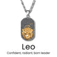 Gold Zodiac Sign Necklace - Sphere Standouts
