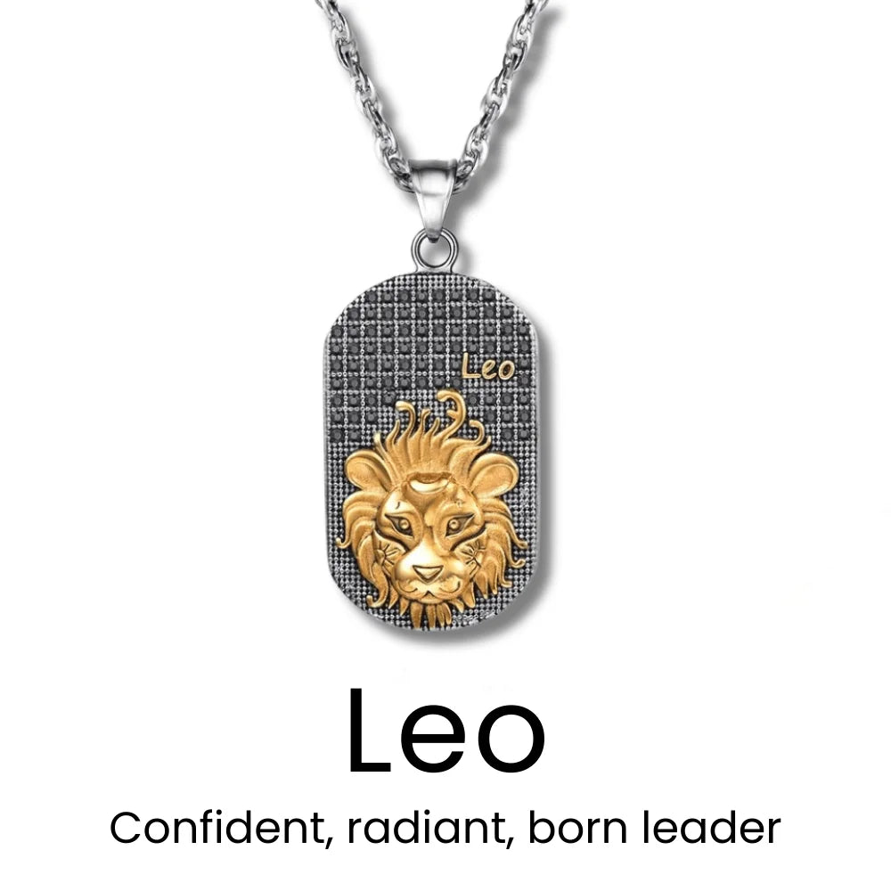 Gold Zodiac Sign Necklace - Sphere Standouts