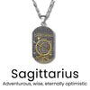 Gold Zodiac Sign Necklace - Sphere Standouts