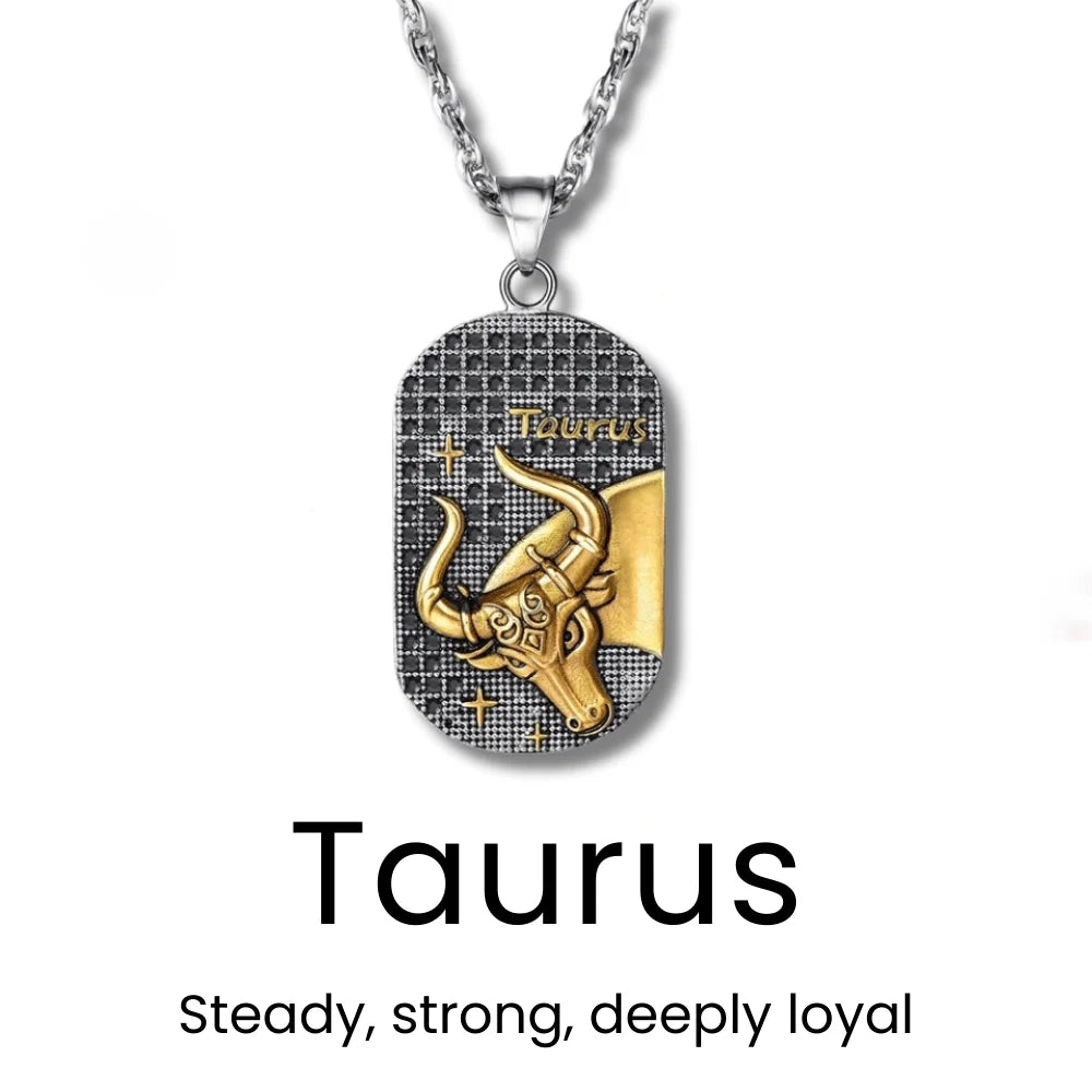 Gold Zodiac Sign Necklace - Sphere Standouts