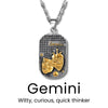 Gold Zodiac Sign Necklace - Sphere Standouts