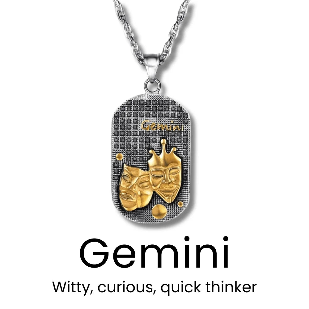 Gold Zodiac Sign Necklace - Sphere Standouts