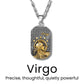 Gold Zodiac Sign Necklace - Sphere Standouts