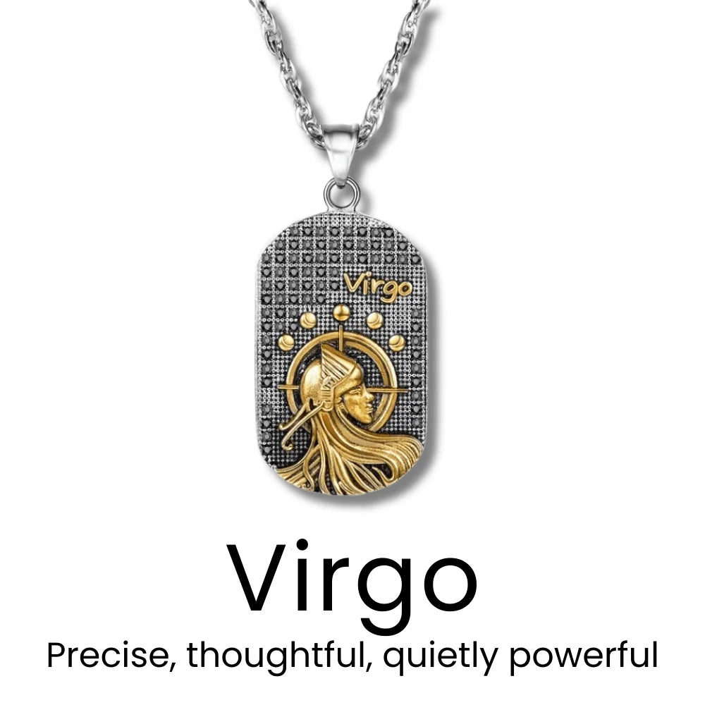 Gold Zodiac Sign Necklace - Sphere Standouts