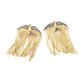 Golden Eagle Chain Earrings - Sphere Standouts