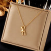 Hanging Teddy Bear Necklace - Sphere Standouts