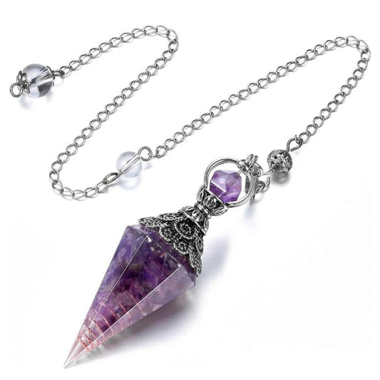Hexagonal Crystal Resin Pendant - Sphere Standouts