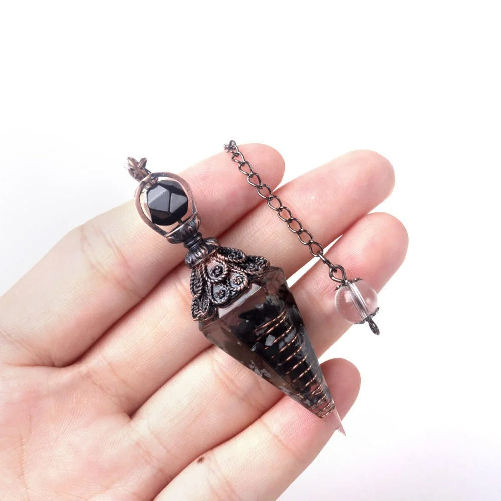 Hexagonal Crystal Resin Pendant - Sphere Standouts