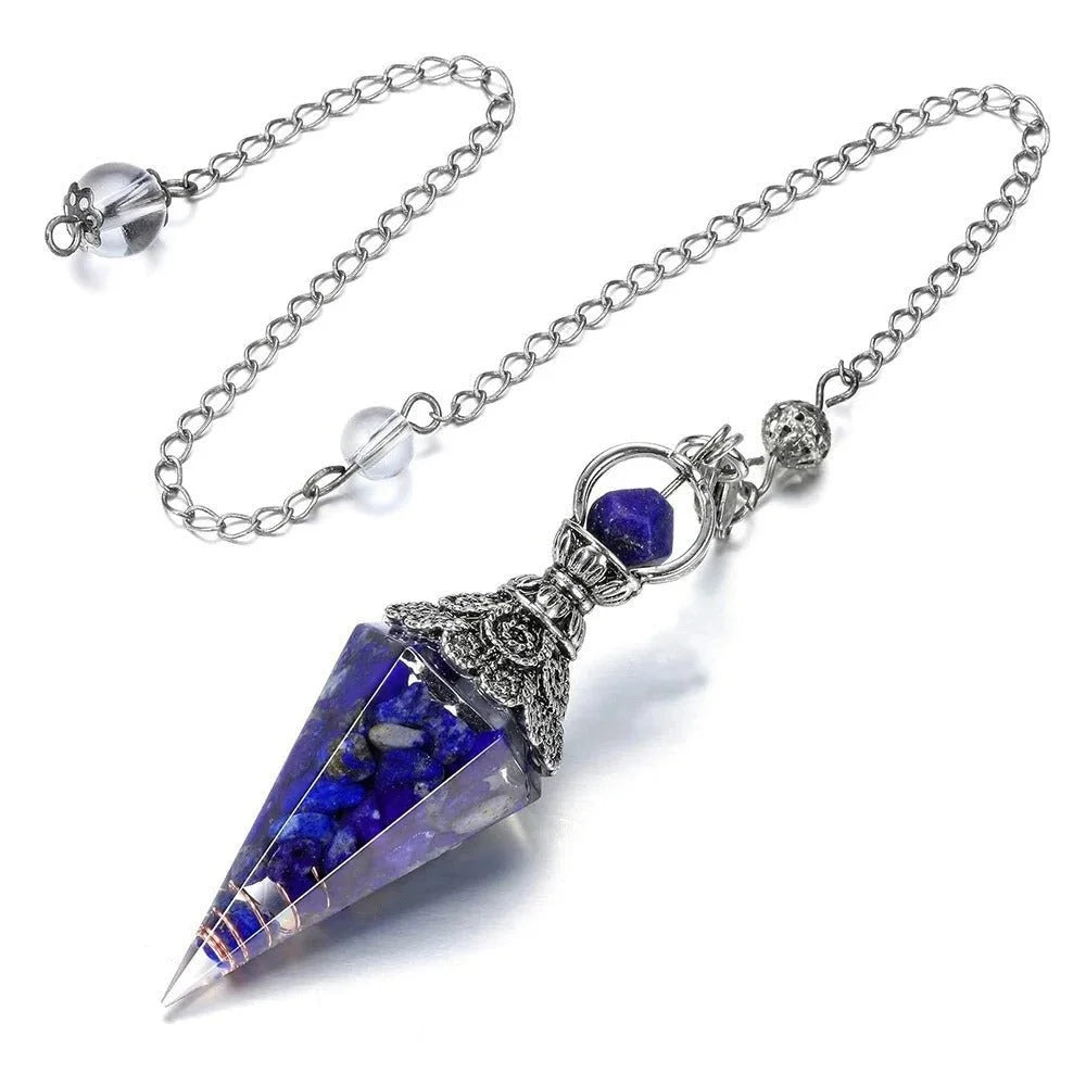Hexagonal Crystal Resin Pendant - Sphere Standouts