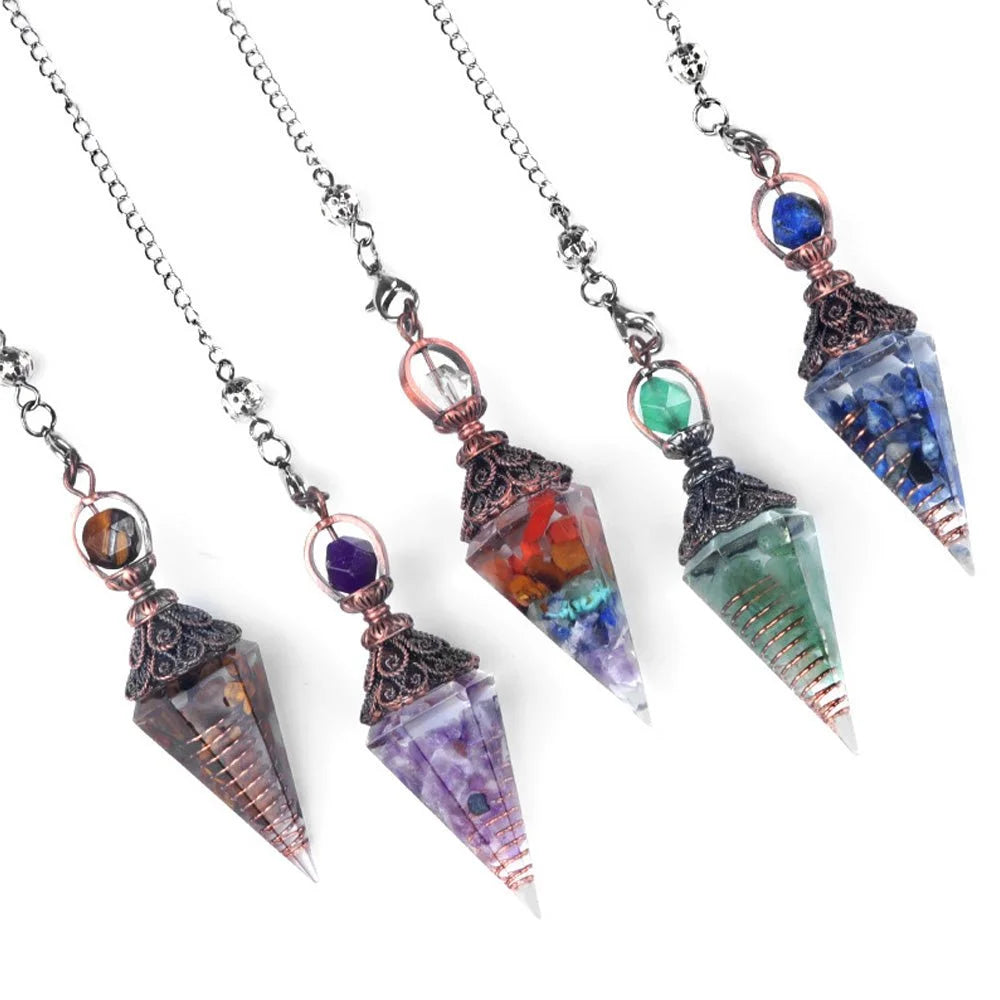 Hexagonal Crystal Resin Pendant - Sphere Standouts