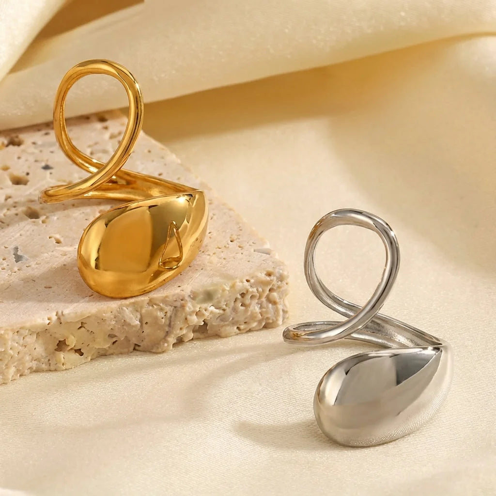 Elegant Spiral Ring — styled ring, elegant jewelry for women