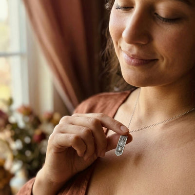 Sun Moon Celestial Necklace Stone Women