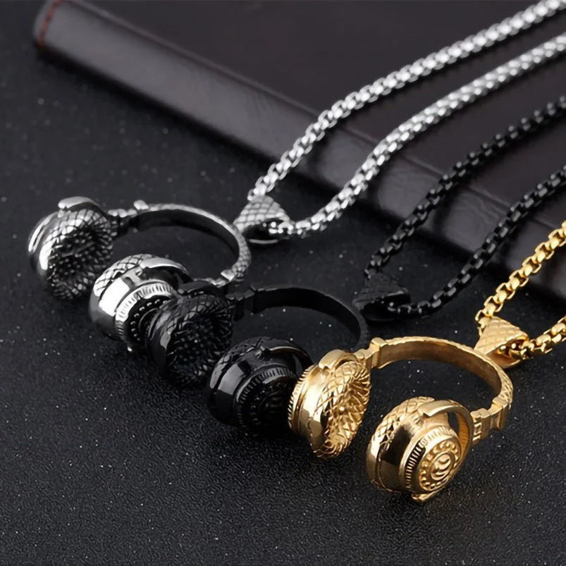 Hip Hop Headphone Pendant Necklace - Sphere Standouts