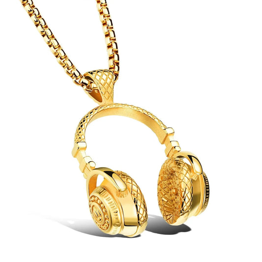Hip Hop Headphone Pendant Necklace - Sphere Standouts