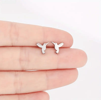 Hummingbird Cute Earrings - Sphere Standouts