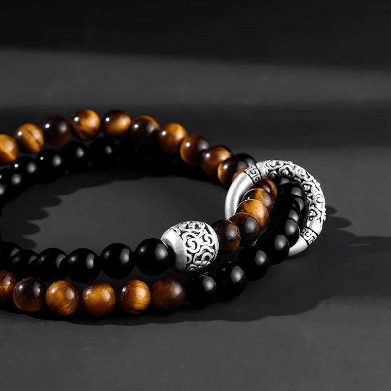 Infinity Bond Double Circle Bracelet - Sphere Standouts
