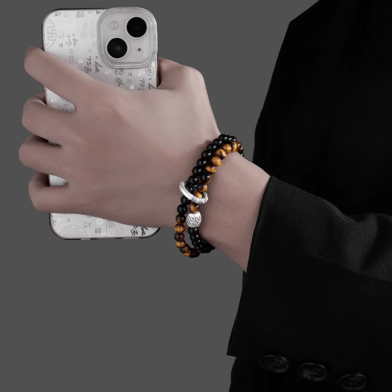 Infinity Bond Double Circle Bracelet - Sphere Standouts