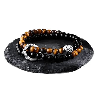 Infinity Bond Double Circle Bracelet - Sphere Standouts