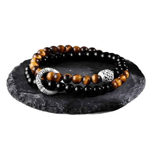 Infinity Bond Double Circle Bracelet - Sphere Standouts