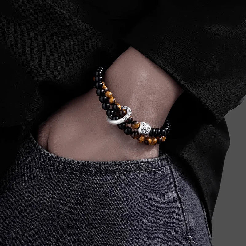 Infinity Bond Double Circle Bracelet - Sphere Standouts