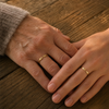 Adjustable initial ring - mother daughter