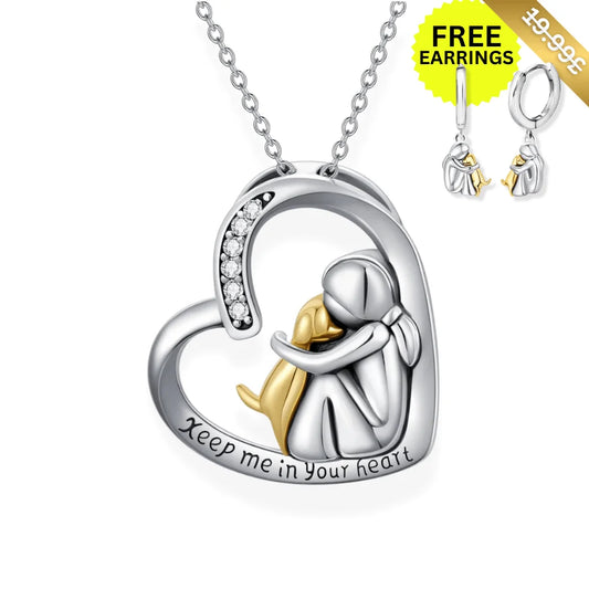 Keep me in your heart Necklace - 925 Sterling Silver - Sphere Standouts