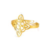 KnotHex™ - Adjustable Ring With Witch’s Knot Symbol - Sphere Standouts