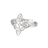 KnotHex™ - Adjustable Ring With Witch’s Knot Symbol - Sphere Standouts