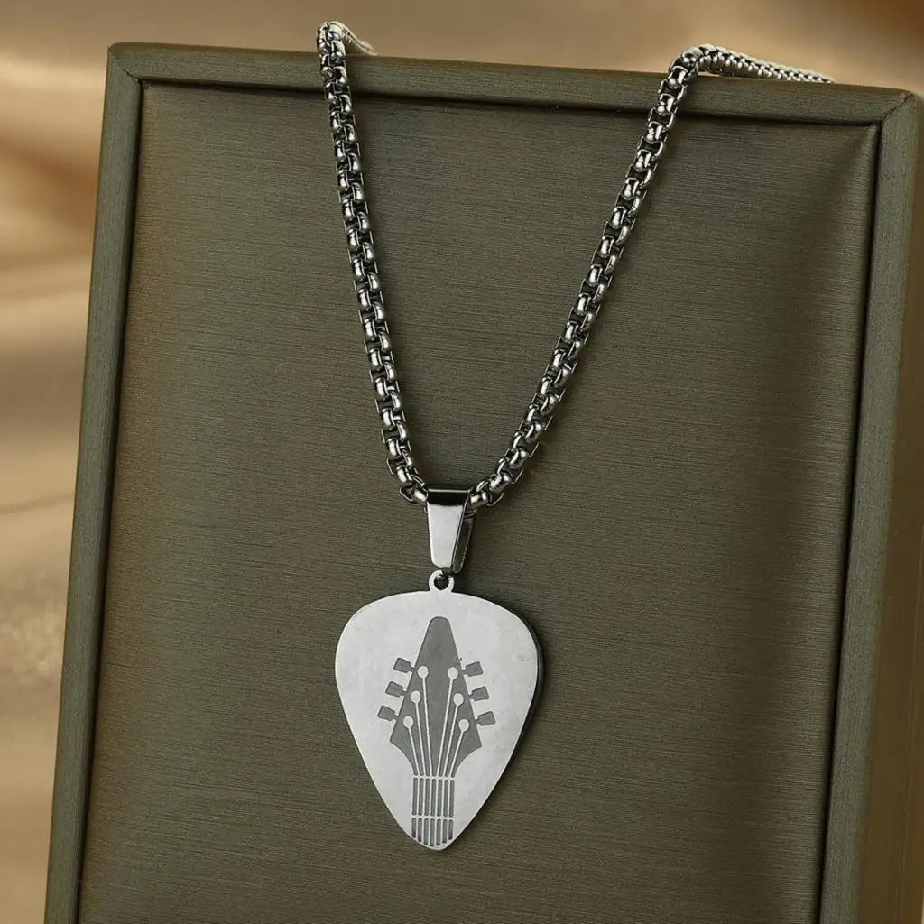 Laser Carved Guitar Necklace - Sphere Standouts
