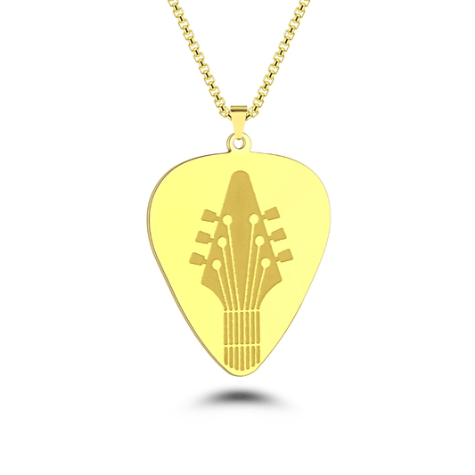 Laser Carved Guitar Necklace - Sphere Standouts