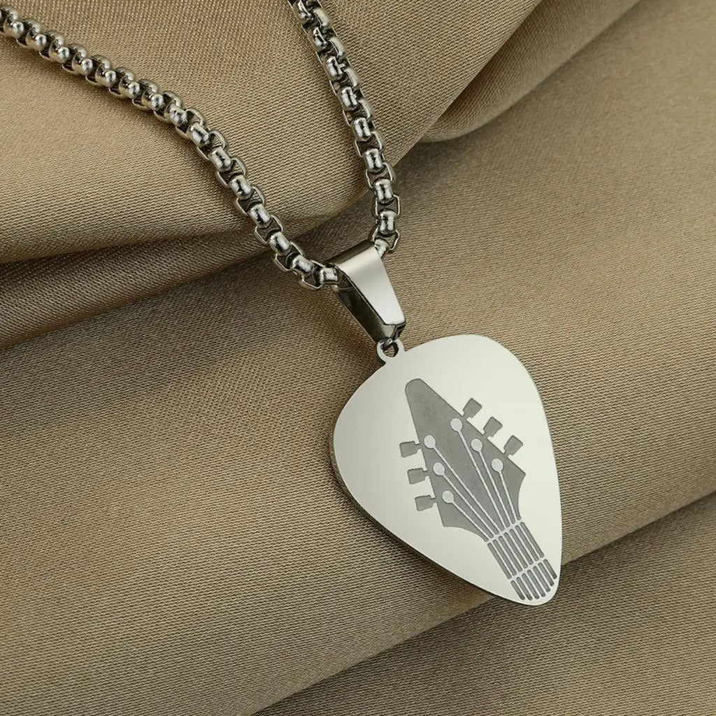 Laser Carved Guitar Necklace - Sphere Standouts