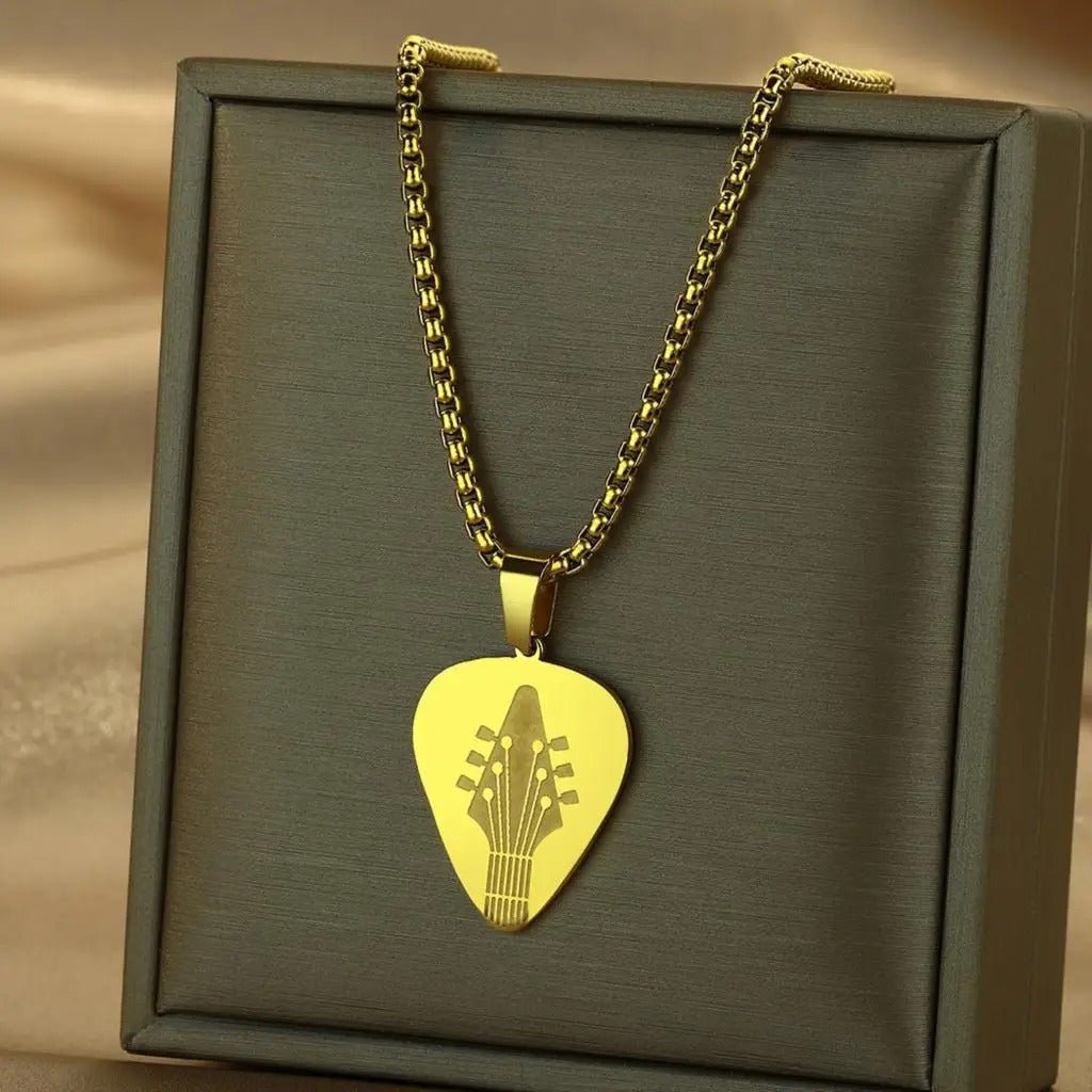 Laser Carved Guitar Necklace - Sphere Standouts