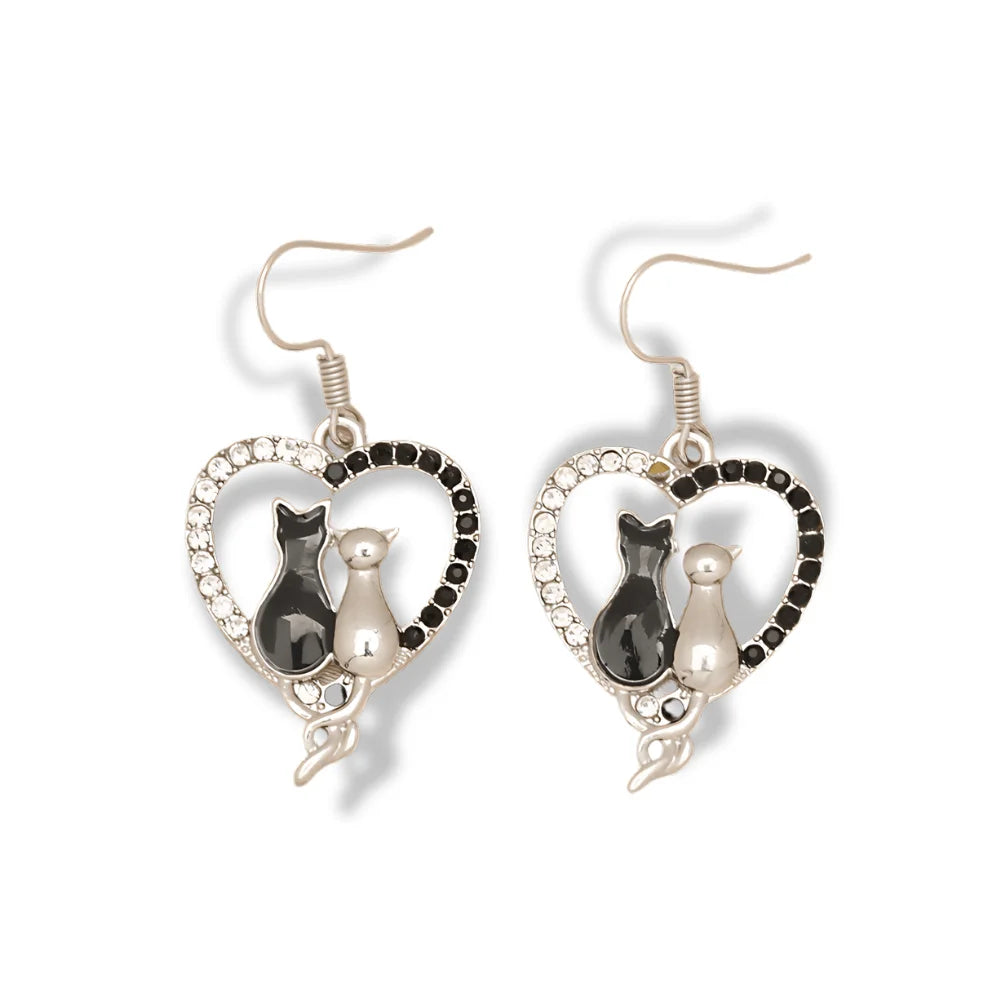Lover Cats Earrings - Sphere Standouts