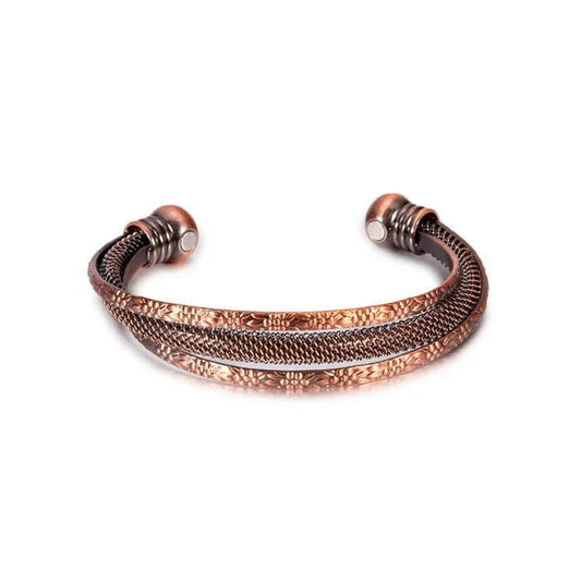 Magnetic Copper Energy Balance Bracelet - Sphere Standouts