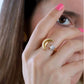 Elegant Star Moon Ring | Adjustable — styled ring, celestial jewelry for women