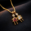 Mother's Birthstone Charm Necklace — image 4