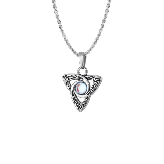 Moon Celtic Pendant Necklace - Sphere Standouts