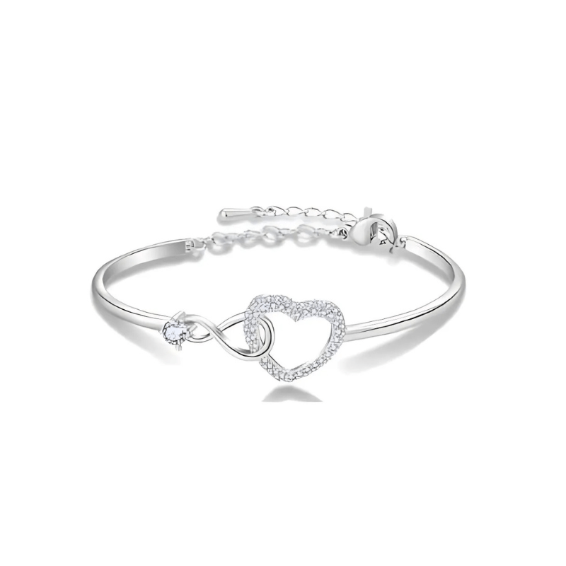 Mother & Daughter - Infinity Heart Bracelet - Sphere Standouts