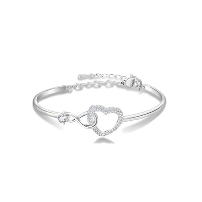 Mother & Daughter - Infinity Heart Bracelet - Sphere Standouts