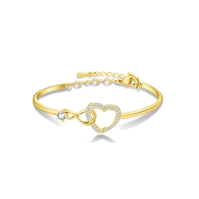 Mother & Daughter - Infinity Heart Bracelet - Sphere Standouts