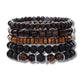 Multi Layer Wood Bead Bracelet - Sphere Standouts