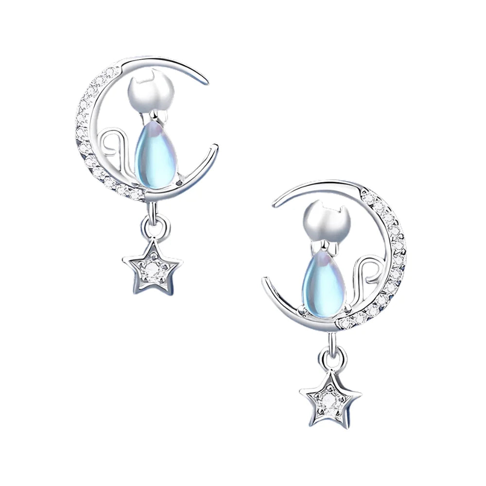 Mystic Cat Earrings - Sphere Standouts