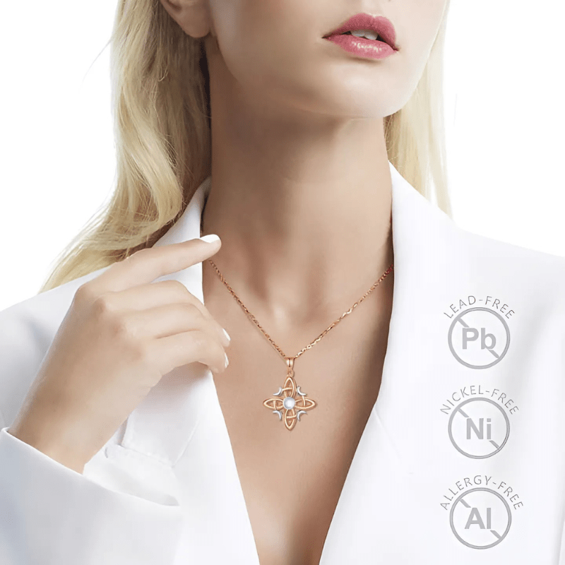 Mystic Knot Moonstone Pendant - Sphere Standouts
