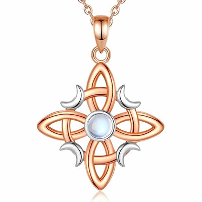 Mystic Knot Moonstone Pendant - Sphere Standouts