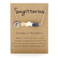Natural Stone Zodiac Sign Necklace - Sphere Standouts