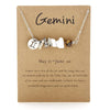 Natural Stone Zodiac Sign Necklace - Sphere Standouts