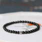 Obsidian Energy Beads Bracelet - Sphere Standouts