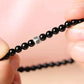 Obsidian Energy Beads Bracelet - Sphere Standouts