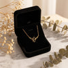 Birthstone Name Necklace - gift box presentation